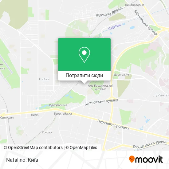 Карта Natalino