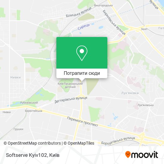 Карта Softserve Kyiv102