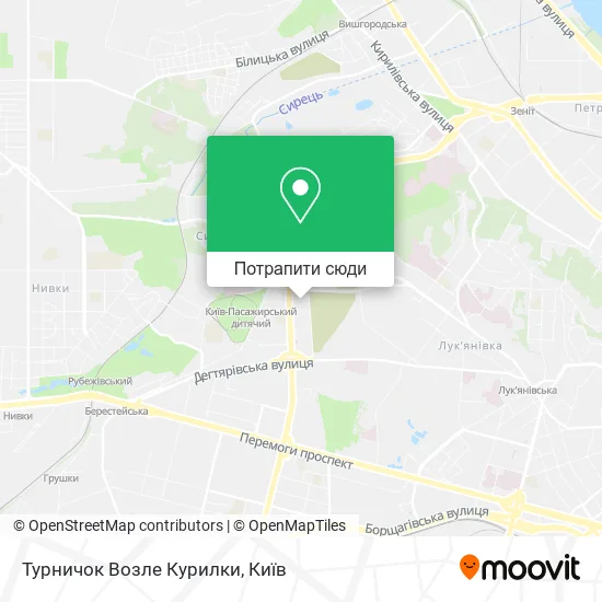 Карта Турничок Возле Курилки