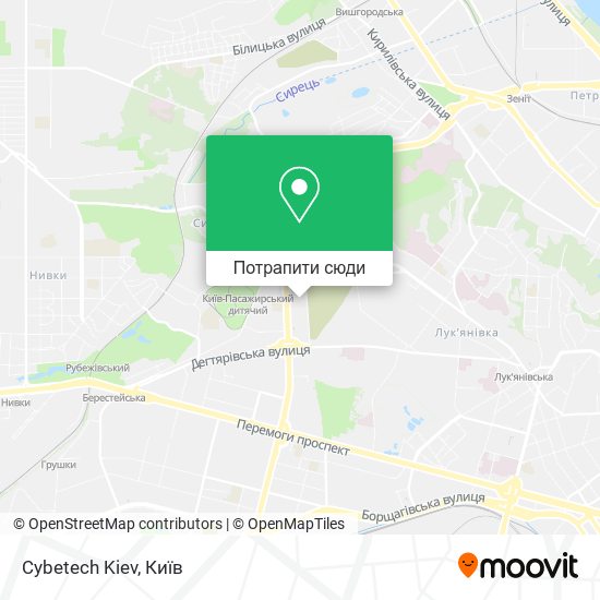 Карта Cybetech Kiev