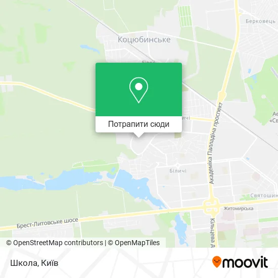 Карта Школа