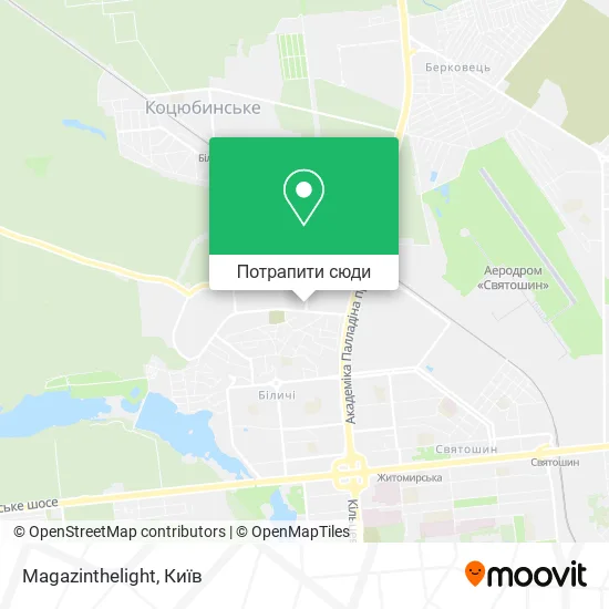 Карта Magazinthelight