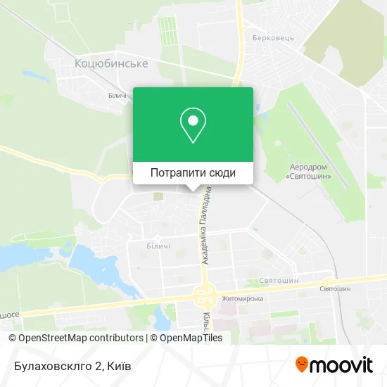 Карта Булаховсклго 2