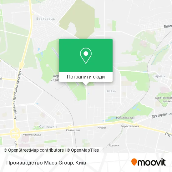 Карта Производство Macs Group