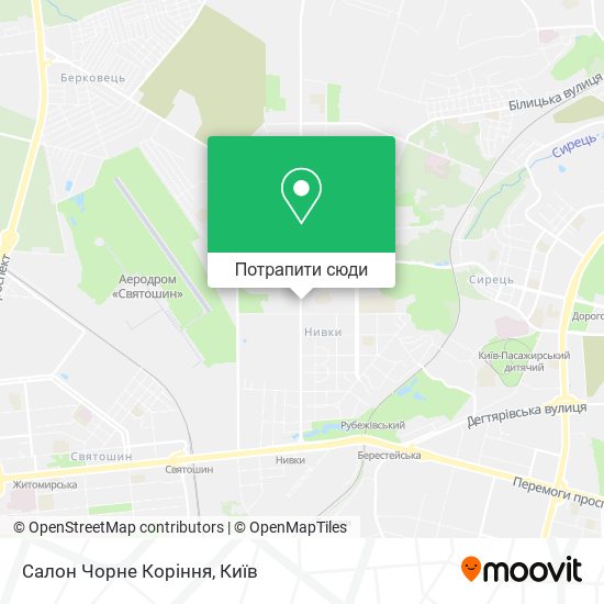 Карта Салон Чорне Коріння