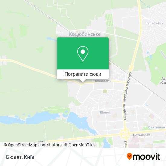 Карта Бювет