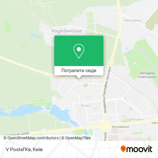 Карта V Postel'Ke