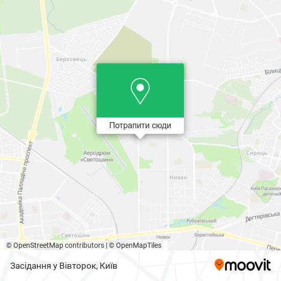 Карта Засідання у Вівторок