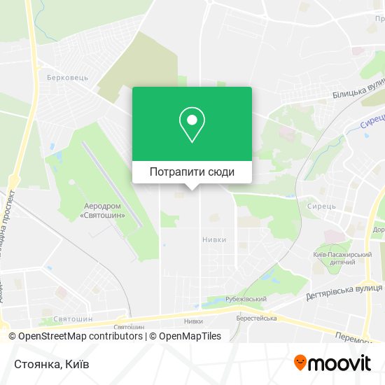 Карта Стоянка
