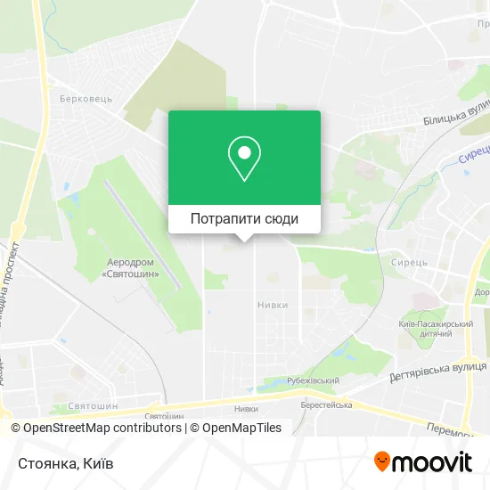 Карта Стоянка