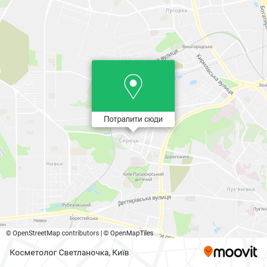 Карта Косметолог Светланочка