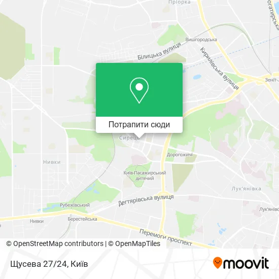 Карта Щусева 27/24