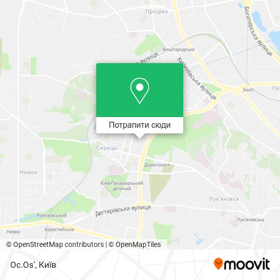 Карта Oc.Os'