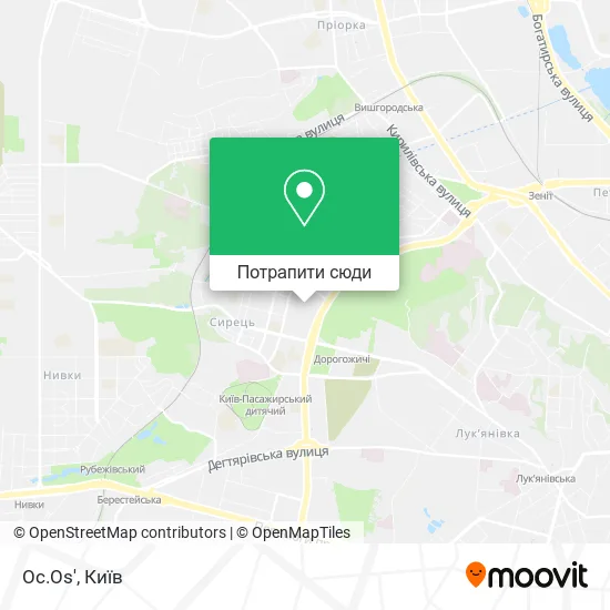 Карта Oc.Os'