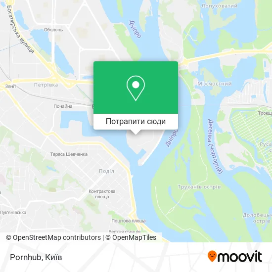Карта Pornhub