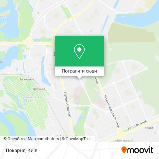 Карта Пекарня
