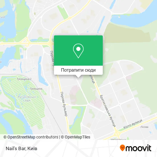 Карта Nail's Bar