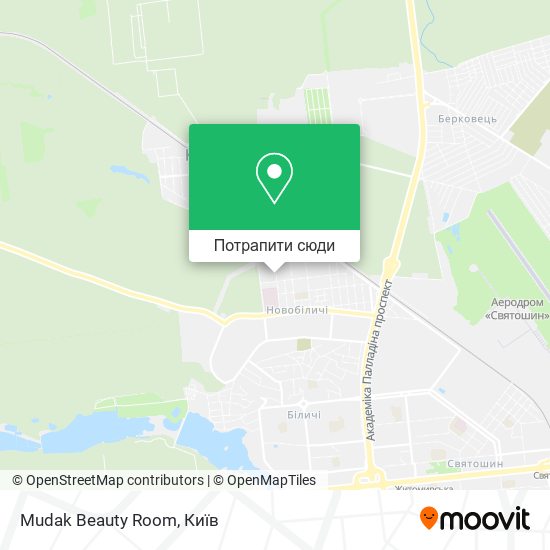 Карта Mudak Beauty Room