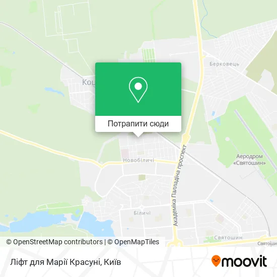 Карта Ліфт для Марії Красуні