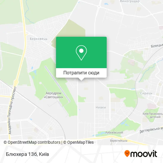 Карта Блюхера 13б