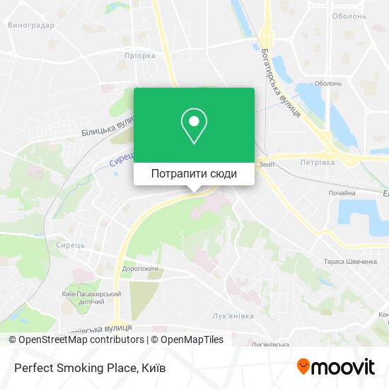 Карта Perfect Smoking Place