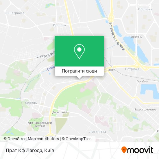 Карта Прат Кф Лагода