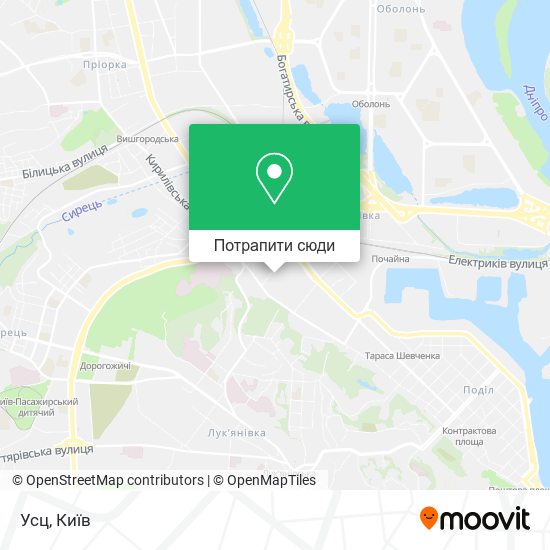 Карта Усц