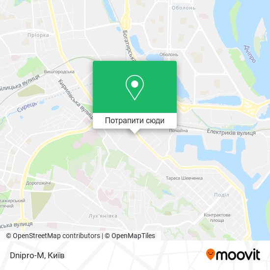 Карта Dnipro-M