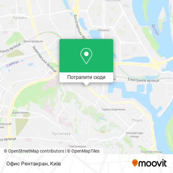 Карта Офис Рентакран