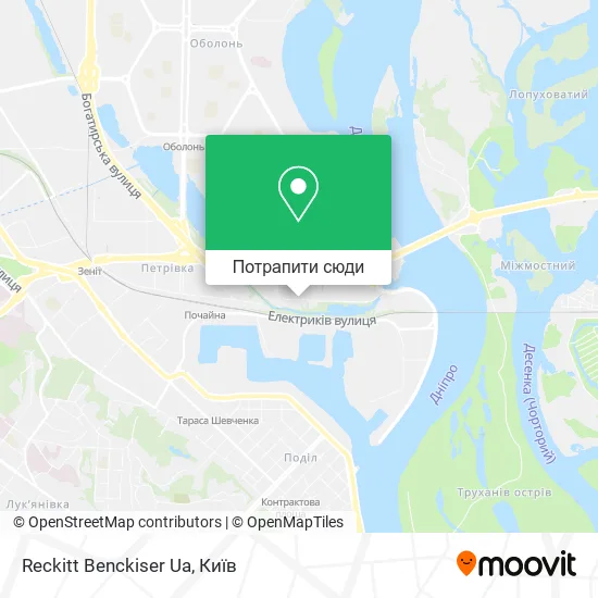 Карта Reckitt Benckiser Ua