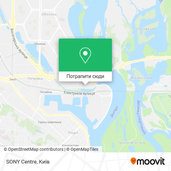 Карта SONY Centre