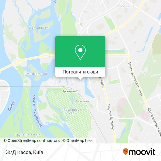 Карта Ж/Д Касса