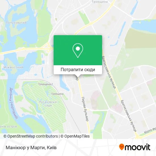 Карта Манікюр у Марти