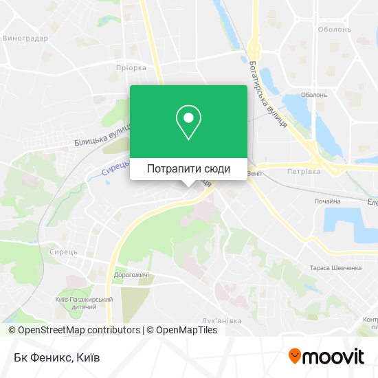 Карта Бк Феникс