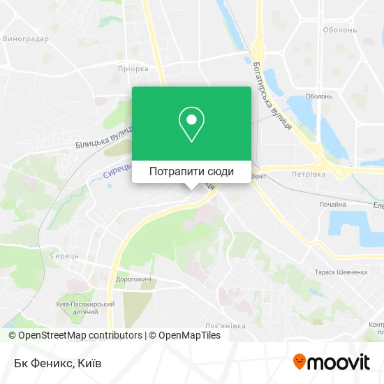 Карта Бк Феникс