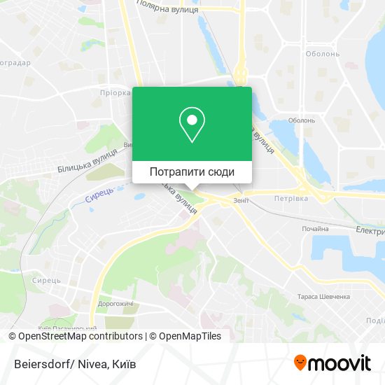 Карта Beiersdorf/ Nivea