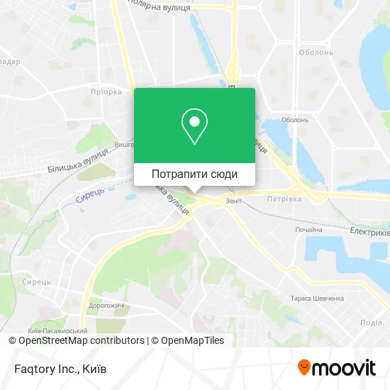Карта Faqtory Inc.