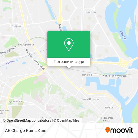 Карта AE Charge Point