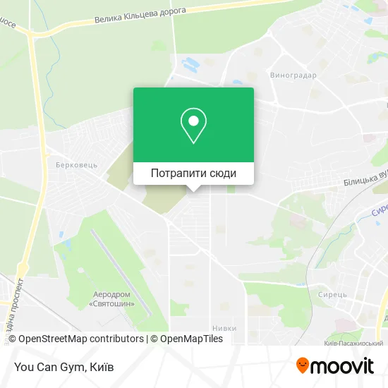 Карта You Can Gym