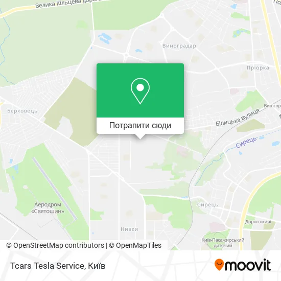 Карта Tcars Tesla Service