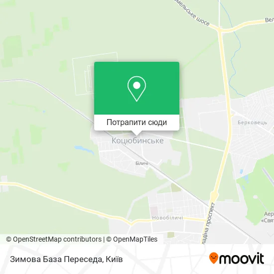 Карта Зимова База Переседа