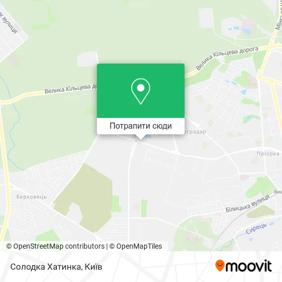 Карта Солодка Хатинка