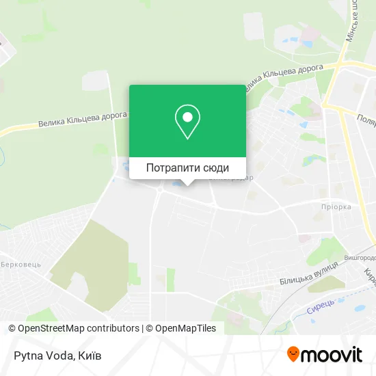 Карта Pytna Voda