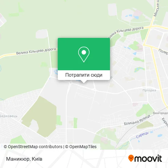 Карта Маникюр