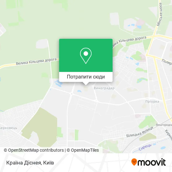 Карта Країна Діснея