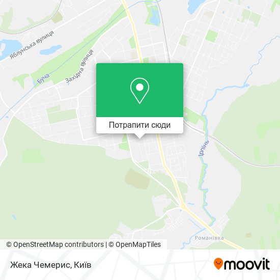 Карта Жека Чемерис