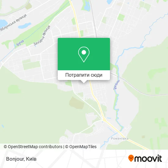 Карта Bonjour