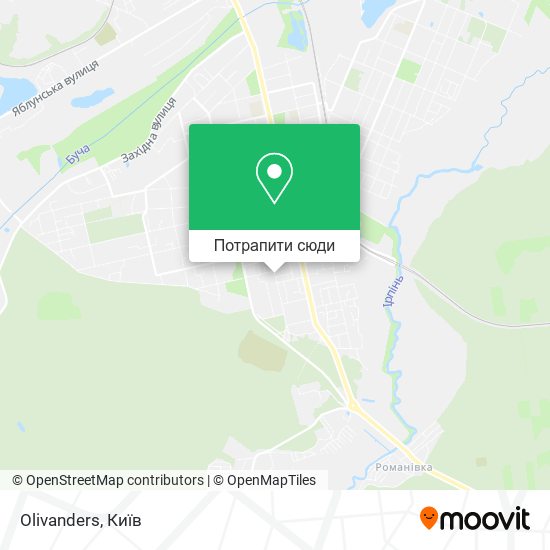 Карта Olivanders