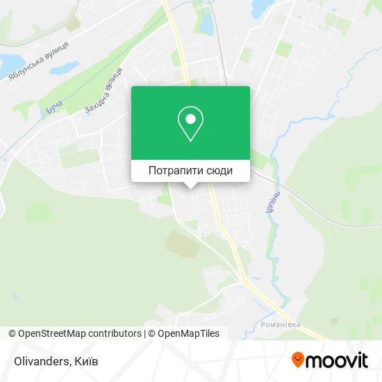 Карта Olivanders