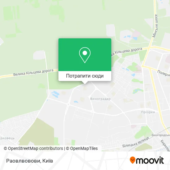 Карта Раовлвовови